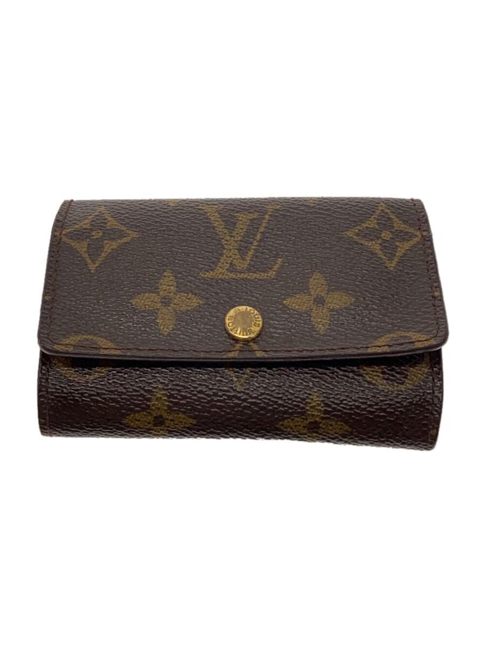 LOUIS VUITTON Multicles Monogram Brown Leather